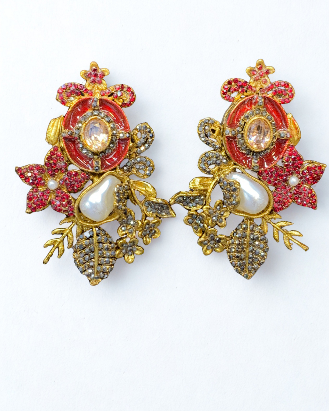 Royal Enchanted Garden Statement Earrings